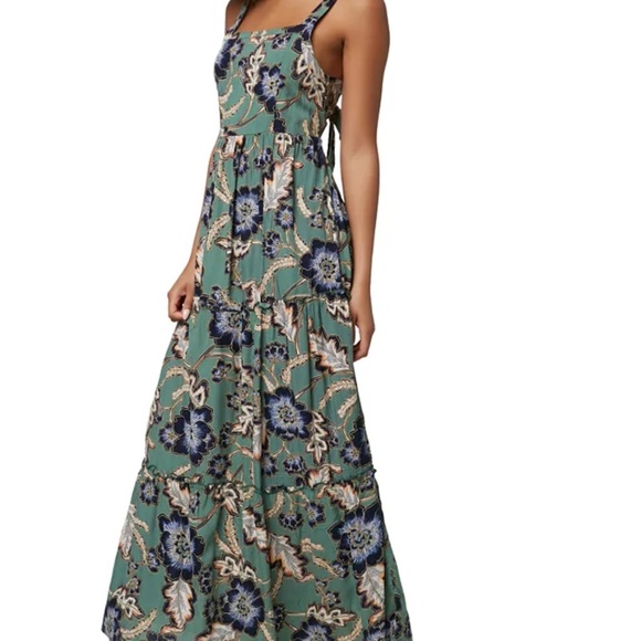 O'Neill Maxwell Print Tank Maxi Dress Small, MOSS - Picture 7 of 7